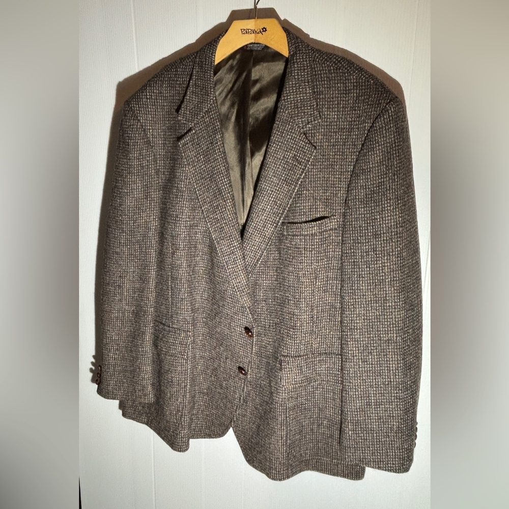 Harris Tweed  Brown Men's Blazer